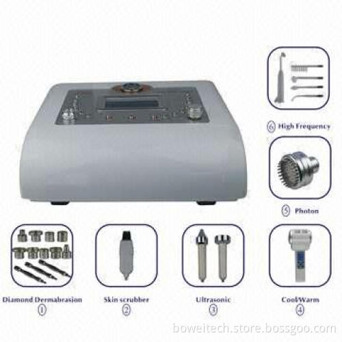 6-in-1 Diamond Microdermabrasion for Skin Rejuvenation, Remove Wrinkles and Firm Skin, Deep Clean